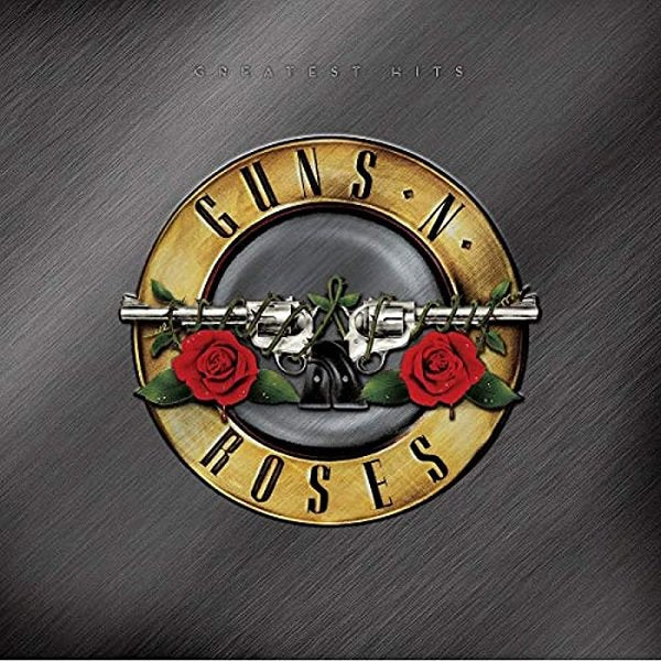 Guns N' Roses Greatest Hits (Limited Edition, Silver/Red-White Splatter 2 LP)