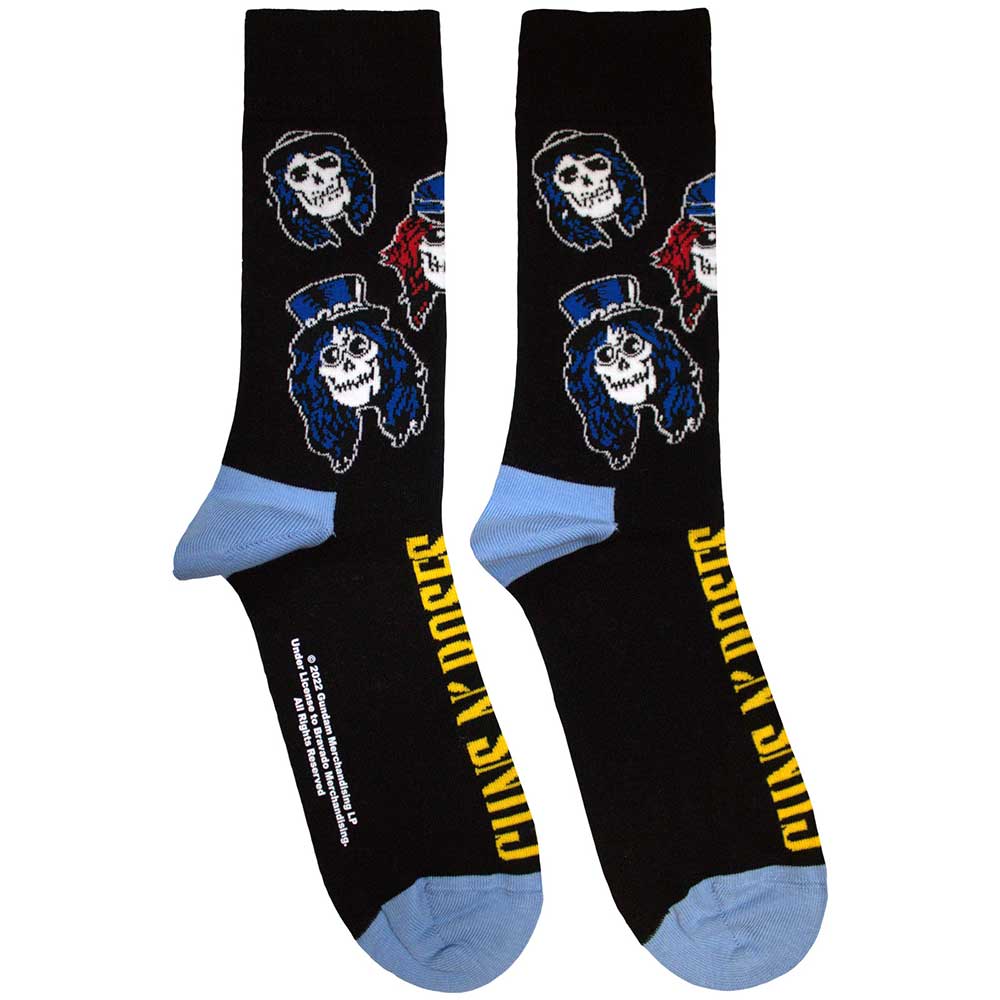 Guns N' Roses Skulls Band Black