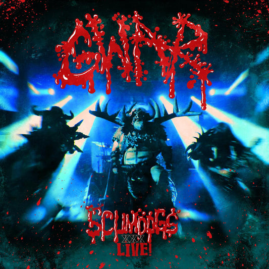 GWAR Scumdogs XXX Live (2LP, BLUE MARBLE VINYL)