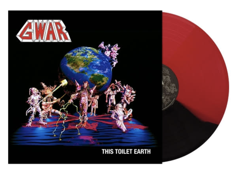 Gwar This Toilet Earth (Red & Black Split Colored Vinyl)