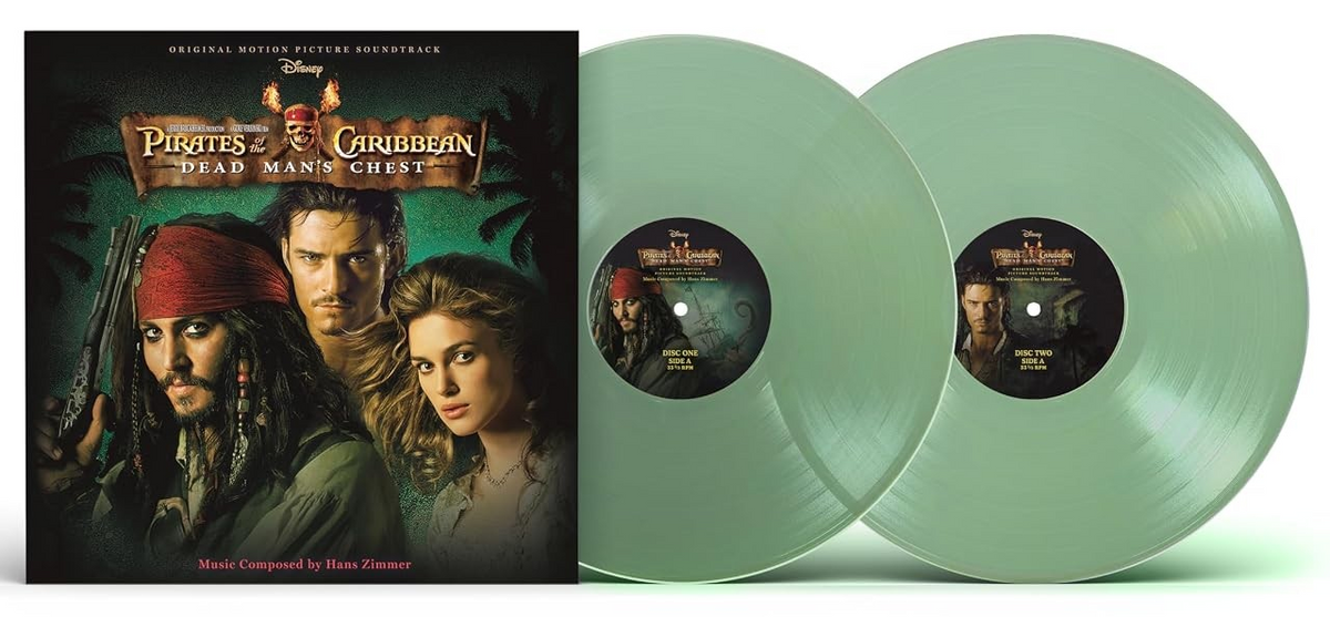 Hans Zimmer Pirates of the Caribbean: Dead Man's Chest (Original Soundtrack) (Coke Bottle Clear Colored Vinyl) (2 Lp's)
