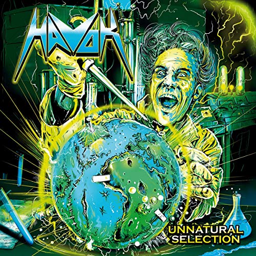 Havok Unnatural Selection [LP] [Black/Green w/ White & Blue Swirl]