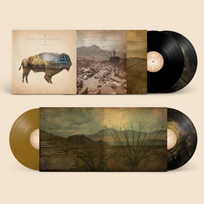 Heartless Bastards Arrow (10th Anniversary) (BLACK & GOLD VINYL)