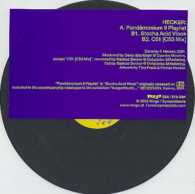 HECKER 2 Track 12inch