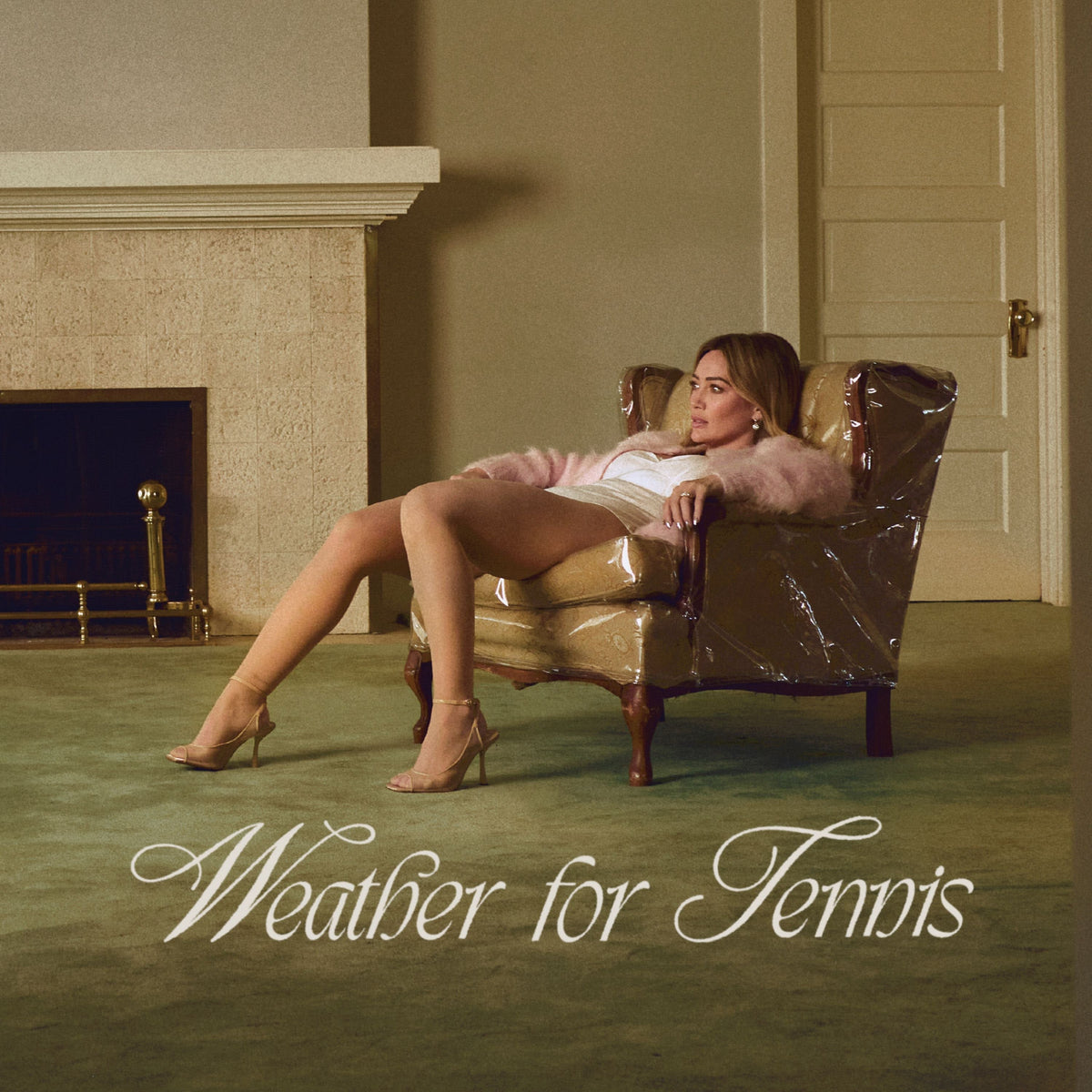 Hilary Duff Weather For Tennis (Indie Exclusive, Limited Edition, Coke Bottle Clear Colored Vinyl) (7" Single)