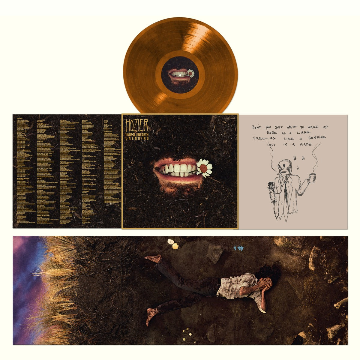 HOZIER Unreal Unearth Unending (140 Gram Raw Ochre Colored Vinyl)