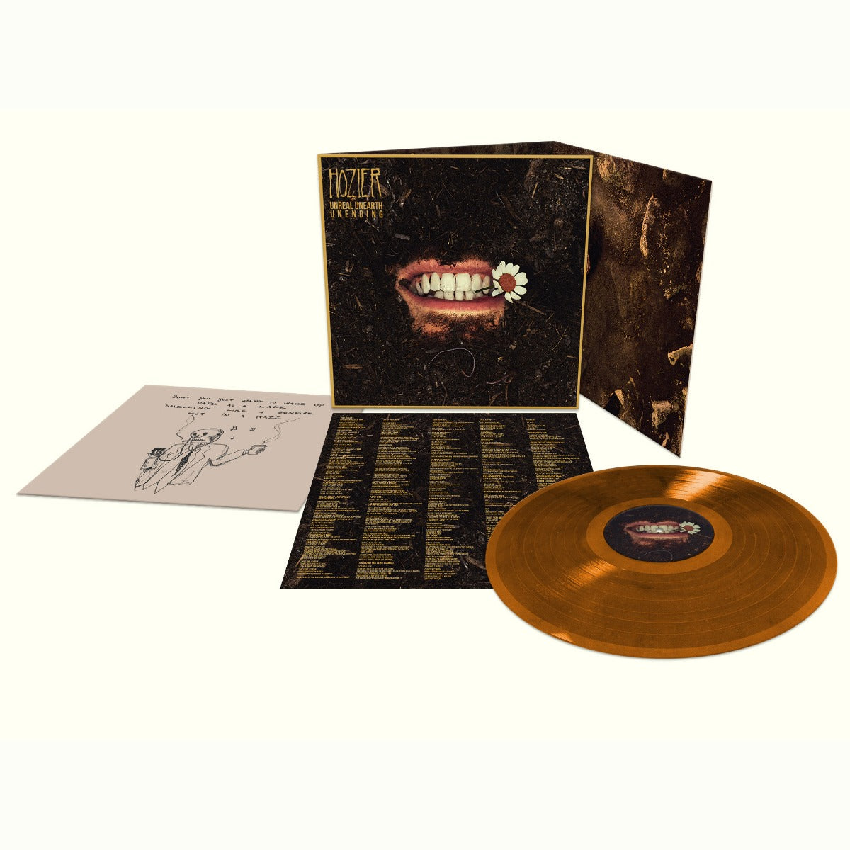 HOZIER Unreal Unearth Unending (140 Gram Raw Ochre Colored Vinyl)