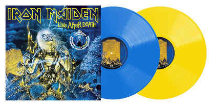 Iron Maiden Live After Death: 40th Anniversary Edition (Limited Collector's Edition, Blue & Yellow Colored Vinyl) (2 Lp's)