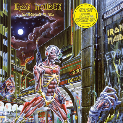 Iron Maiden Somewhere in Time (Limited Edition, 180 Gram Yellow Colored Vinyl, Future Past Tour Lenticular Print) [Import]