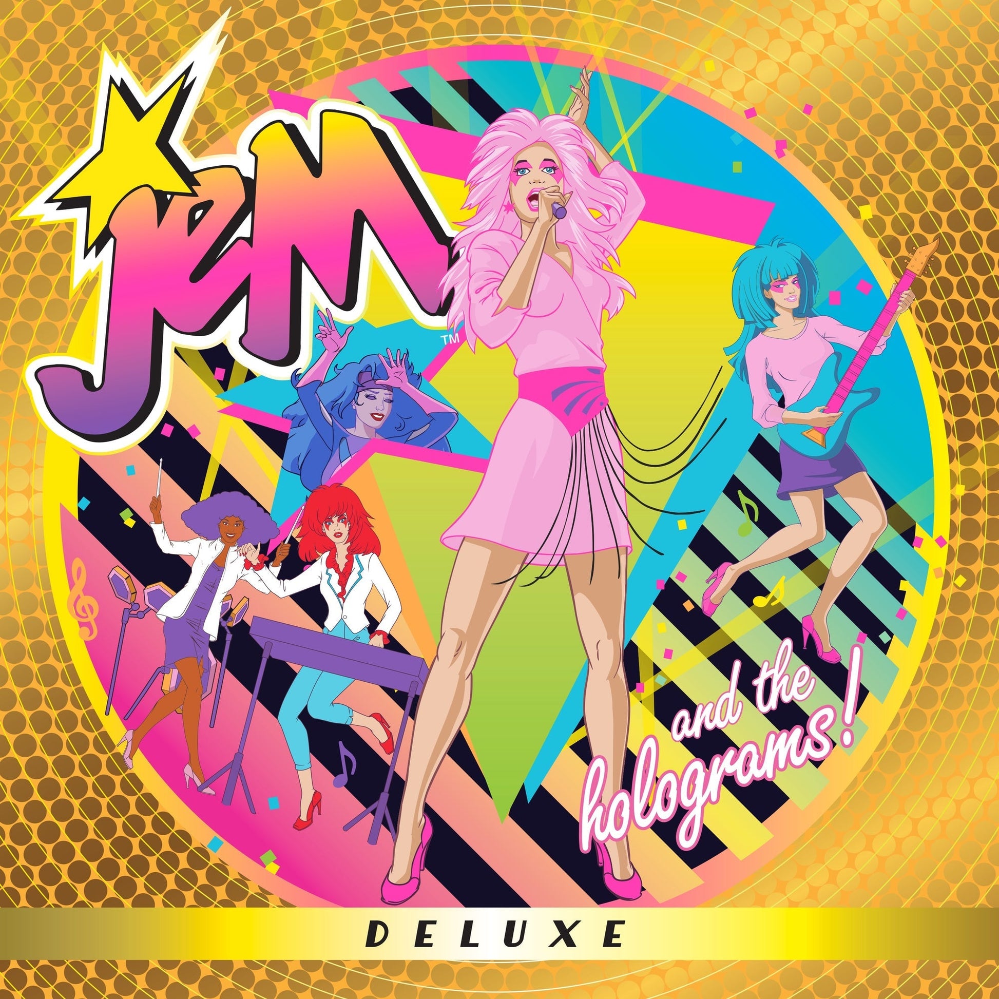 Jem And The Holograms Jem And The Holograms (Deluxe) (Lemonade Glitter Vinyl)