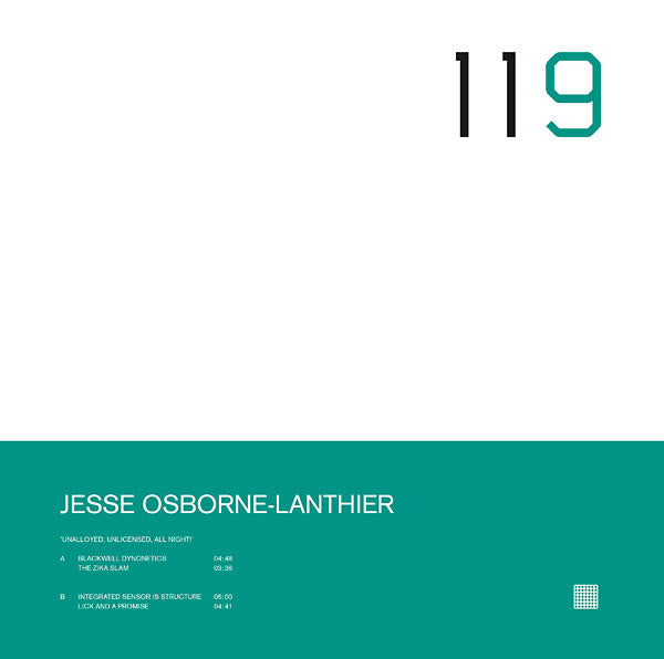 JESSE OSBORNE-LANTHIER Unalloyed, Unlicensed, All Night!