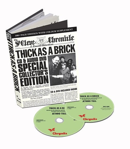 Jethro Tull Thick As A Brick (40th Anniversary Special Edition) (With DVD, Special Edition, Anniversary Edition)