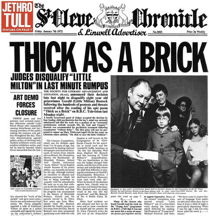 Jethro Tull Thick As A Brick (40th Anniversary Special Edition) (With DVD, Special Edition, Anniversary Edition)