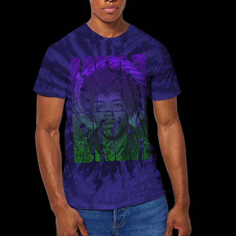 Jimi Hendrix Swirly Text Blue
