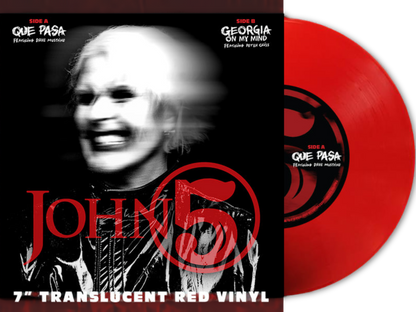 John 5 & The Creatures Que Pasa / Georgia On My Mind (Limited Edition, Translucent Red Colored Vinyl) (7" Single)