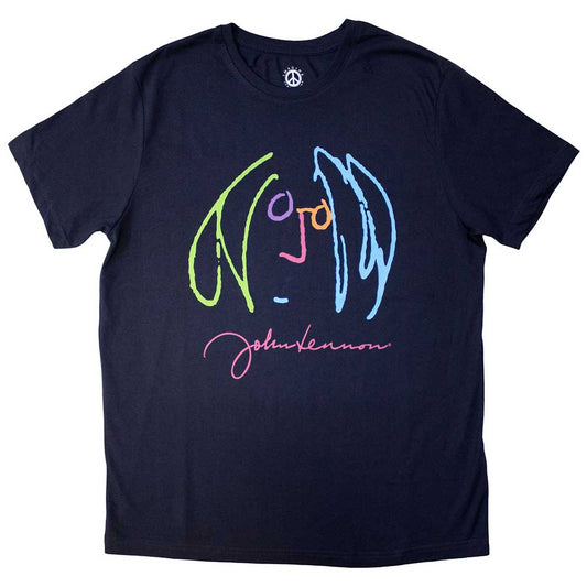 John Lennon Self Portrait Full Colour Blue
