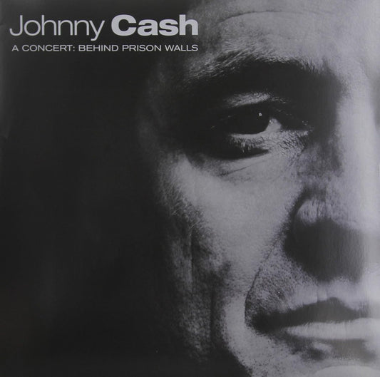 Johnny Cash A Concert: Behind Prison Walls (Black & White Marble Colored Vinyl)