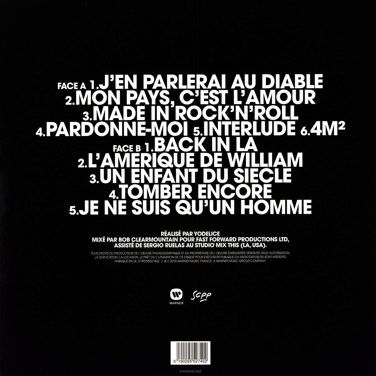 Johnny Hallyday Mon Pays C'Est L'Amour [Import]