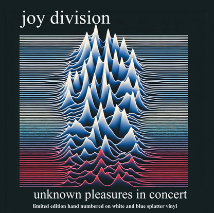 Joy Division Unknown Pleasures In Concert (Limited Edition, Hand Numbered, White & Blue Splatter Colored Vinyl) [Import]
