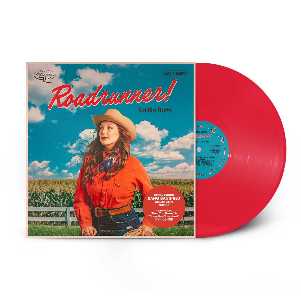 Kaitlin Butts Roadrunner (Colored Vinyl, Bang Bang Red) (2 Lp's)