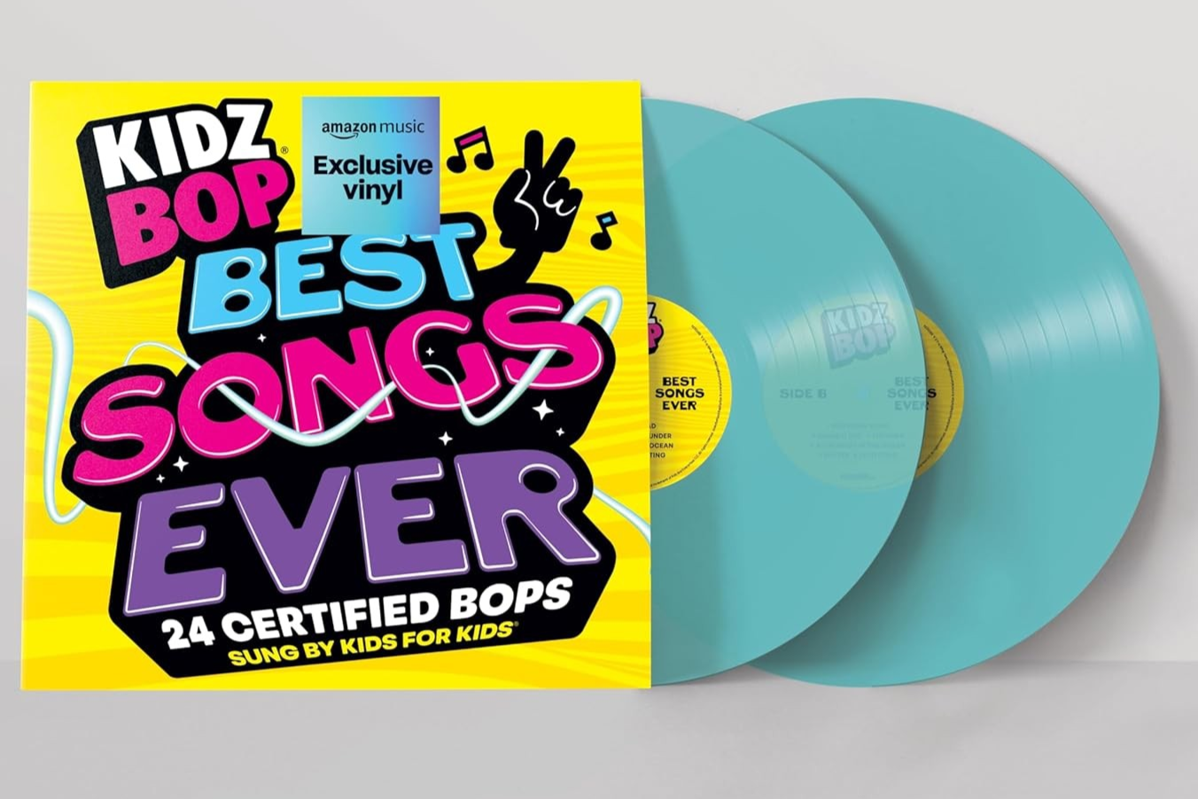 Kidz Bop Kids Kidz Bop: Best Songs Ever (Limited Edition, Amazon Exclusive, Translucent Blue Colored Vinyl) (2 Lp's)