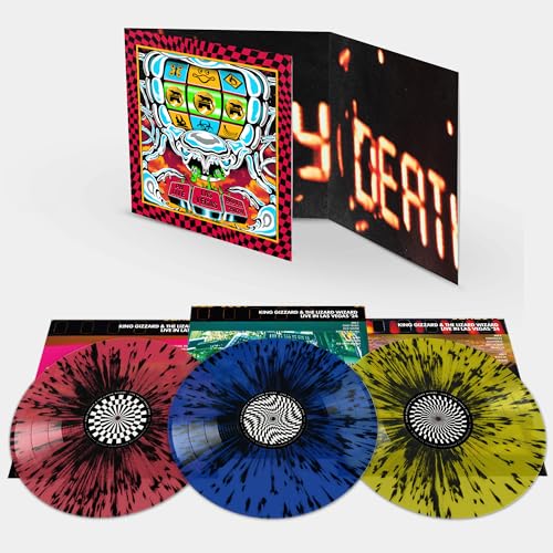 King Gizzard and the Lizard Wizard King Gizzard Live In Las Vegas '24 (Triple Gatefold) (Splatter Vinyl) [3Lp]