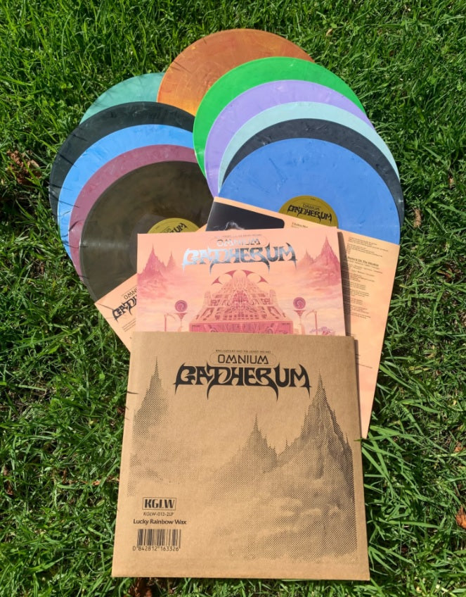 King Gizzard and the Lizard Wizard Omnium Gatherum (Lucky Rainbow Colored Vinyl, Indie Exclusive) (2 Lp's)