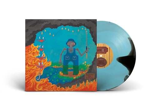 King Gizzard & The Lizard Wizard Fishing For Fishies (Limited Edition, "Oil Spill" Black & Blue Colored Vinyl)