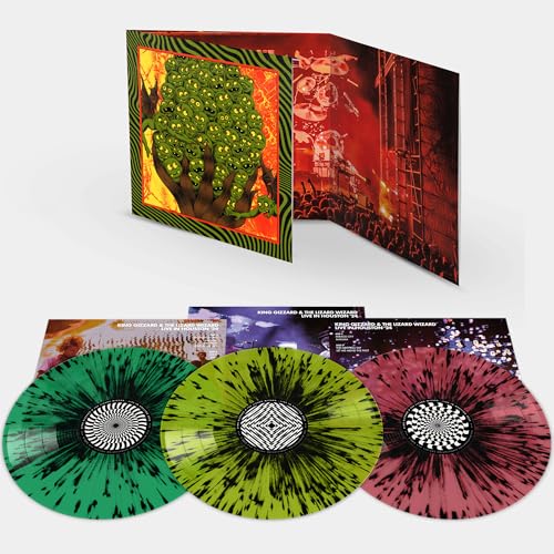 King Gizzard & The Lizard Wizard King Gizzard - Live In Houston '24 (Triple Gatefold - Splatter Vinyl) [3Lp]