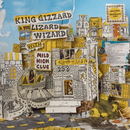 King Gizzard & The Lizard Wizard/ Mild High Club Sketches Of Brunswick East (Limited Edition, "Migraine Edition" Yellow & Black Colored Vinyl)