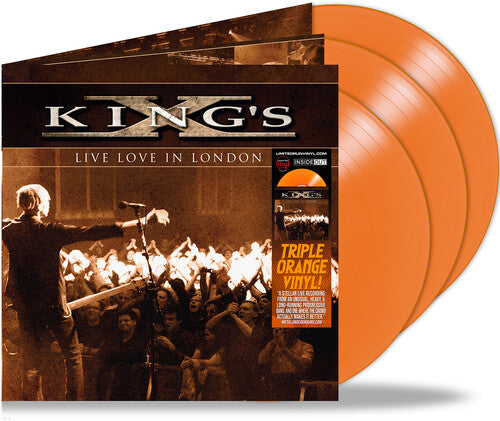 King's X Live Love in London (Orange Colored Vinyl, Gatefold LP Jacket) (3 Lp's)