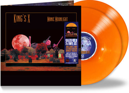 King's X Manic Moonlight (Orange Colored Vinyl, Limited Edition, Bonus Tracks, Remastered) (2 Lp's)