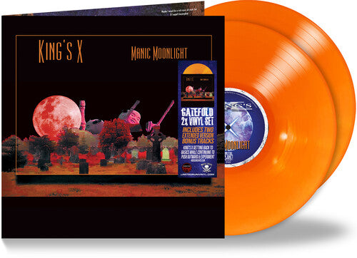 King's X Manic Moonlight (Orange Colored Vinyl, Limited Edition, Bonus Tracks, Remastered) (2 Lp's)