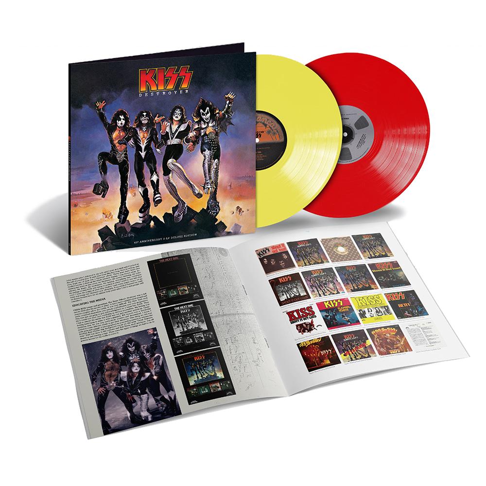 KISS Destroyer: 45th Anniversary (Limited Edition, Yellow & Red Colored Vinyl,Deluxe Edition) (2 Lp's)