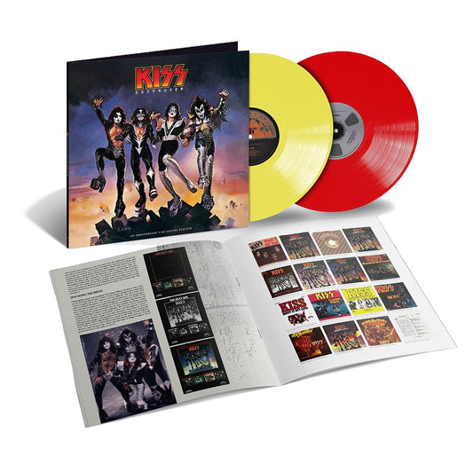 KISS Destroyer: 45th Anniversary (Limited Edition, Yellow & Red Colored Vinyl,Deluxe Edition) (2 Lp's)