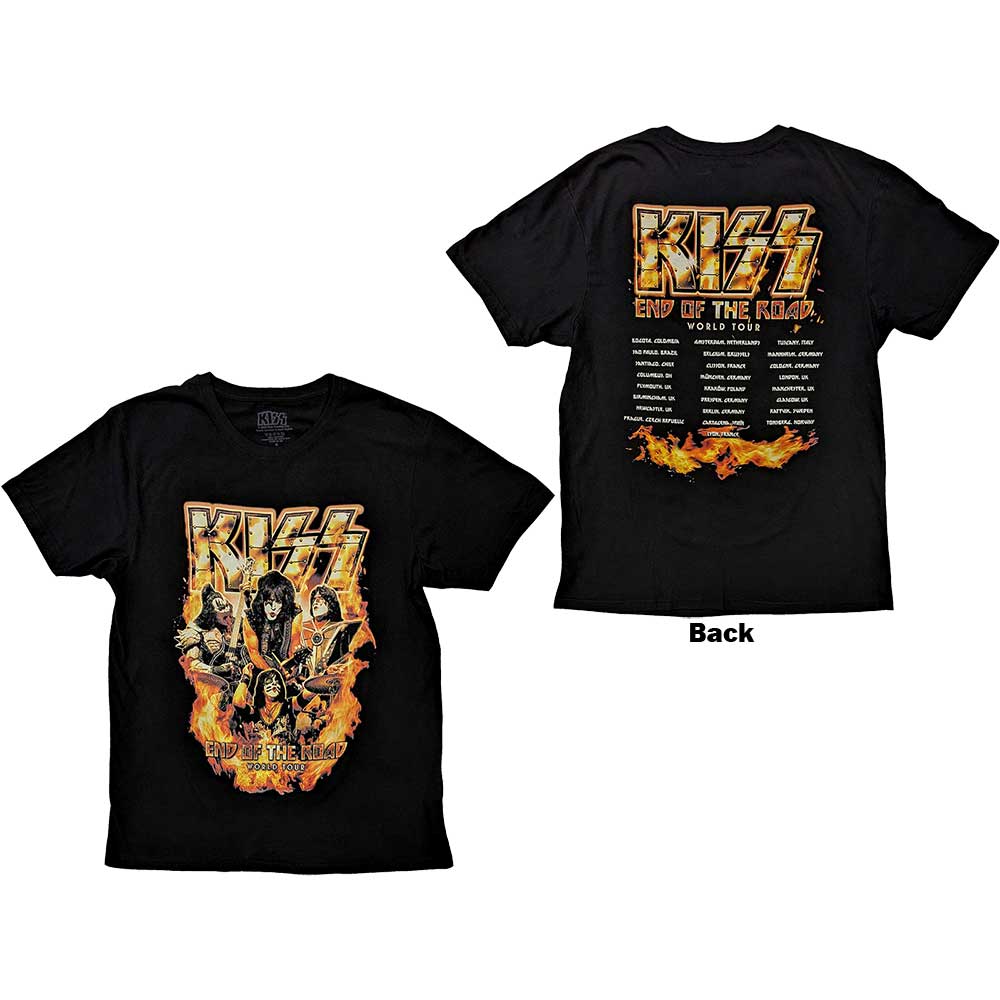 Kiss End Of The Road Tour Orange Black