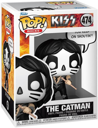 Kiss Funko POP! Sayings: KISS - The Catman, Rock & Roll All Night (Vinyl Figure, Collectible)