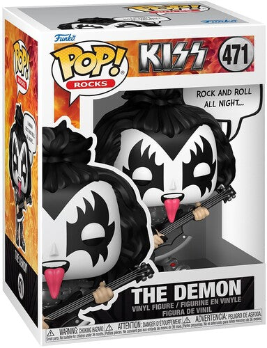Kiss Funko POP! Sayings: KISS - The Demon, Rock & Roll All Night (Vinyl Figure, Collectible)