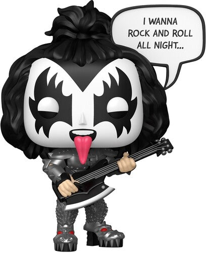 Kiss Funko POP! Sayings: KISS - The Demon, Rock & Roll All Night (Vinyl Figure, Collectible)