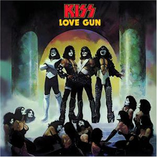 Kiss Love Gun (Limited Edition, Tangerine/ Aqua Splatter Colored Vinyl)