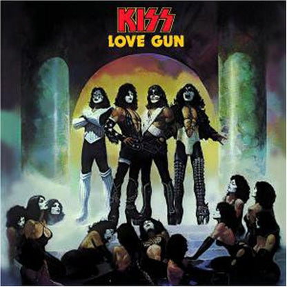 Kiss Love Gun (Limited Edition, Tangerine/ Aqua Splatter Colored Vinyl)