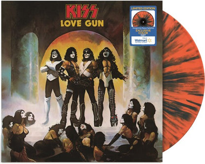 Kiss Love Gun (Limited Edition, Tangerine/ Aqua Splatter Colored Vinyl)