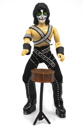 Kiss Mego - KISS - Catman Love Gun 8" Action Figure with Drum (Large Item, Action Figure, Collectible)