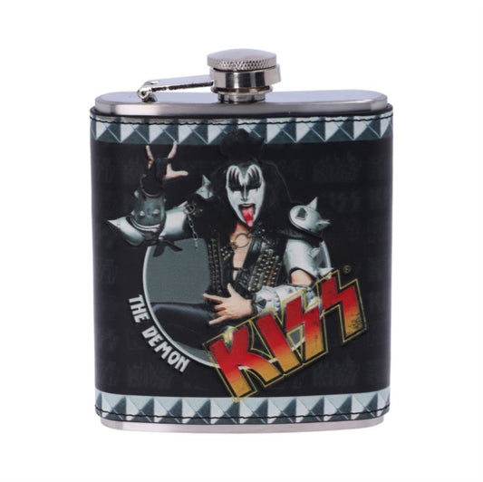Kiss The Demon Hip Flask