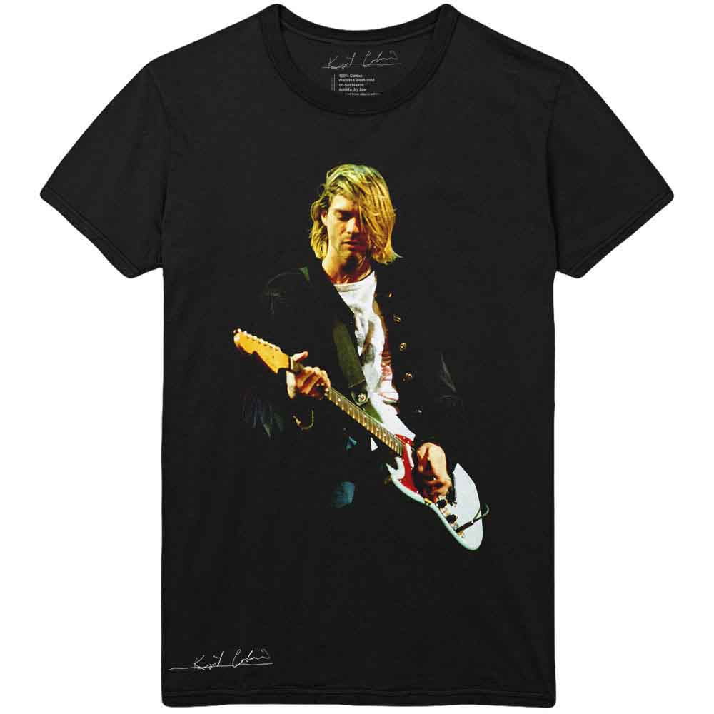 Kurt Cobain Guitar Photo Colour Black