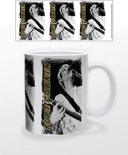 Kurt Cobain Kurt Cobain Singing B/W 11 oz mug