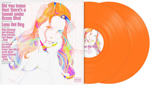 Lana Del Rey Did You Know That There's A Tunnel Under Ocean Blvd: Coachella Edition (Limited Edition, Orange Vinyl) [Import] (2 Lp's)