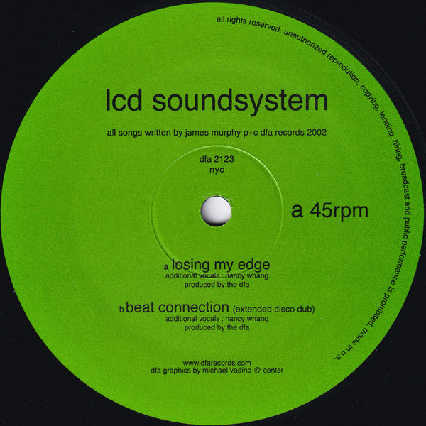 LCD Soundsystem Losing My Edge [Indie Retail]