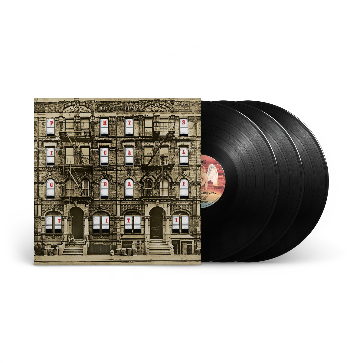 Led Zeppelin Physical Graffiti [50Th Anniversary Deluxe Edition] 3Lp Vinyl (Remastered + Poster)