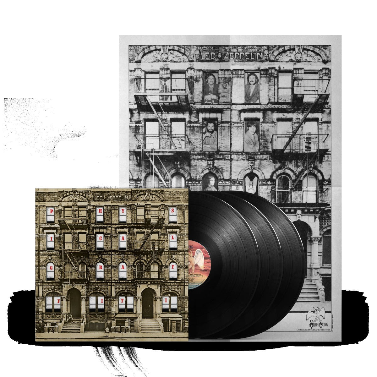 Led Zeppelin Physical Graffiti [50Th Anniversary Deluxe Edition] 3Lp Vinyl (Remastered + Poster)